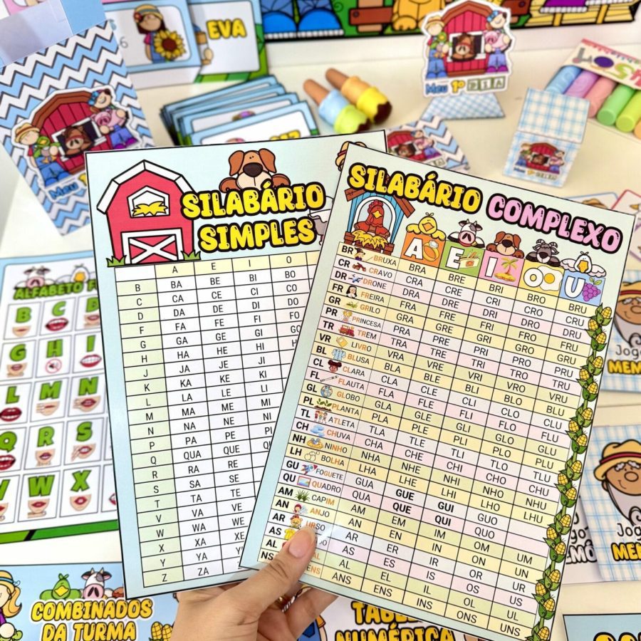 Kit Sala - Fazendinha 2 - Kit Sala de Aula - Pedagogia de Ideias Kit Sala - Fazendinha 2 - Kit Sala de Aula