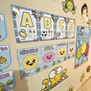 Kit Sala - Fundo do Mar - Kit Sala de Aula - Pedagogia de Ideias Kit Sala - Fundo do Mar - Kit Sala de Aula