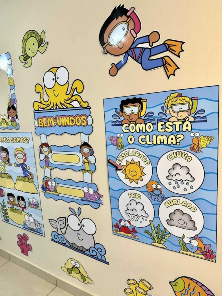 Kit Sala de Aula Fundo do Mar — foto 5