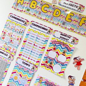 Kit Sala - Turma da Mônica - Kit Sala de Aula - Pedagogia de Ideias Kit Sala - Turma da Mônica - Kit Sala de Aula