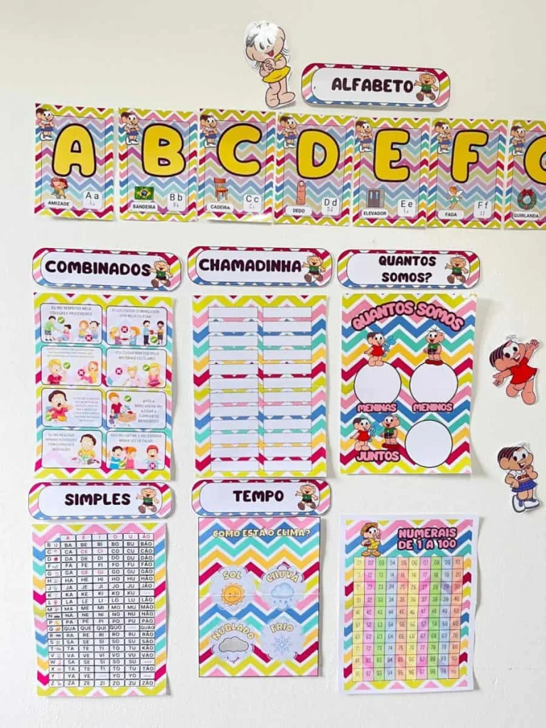 Kit Sala de Aula Turma da Mônica — foto 13