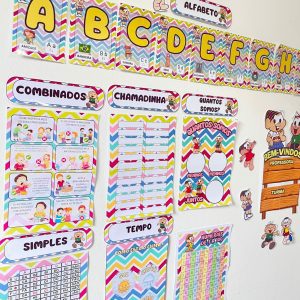 Kit Sala - Turma da Mônica - Kit Sala de Aula - Pedagogia de Ideias Kit Sala - Turma da Mônica - Kit Sala de Aula