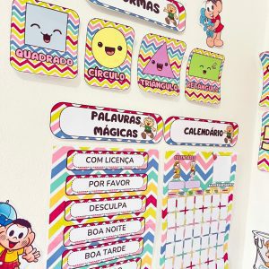 Kit Sala - Turma da Mônica - Kit Sala de Aula