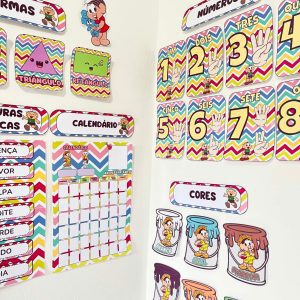 Kit Sala - Turma da Mônica - Kit Sala de Aula - Pedagogia de Ideias Kit Sala - Turma da Mônica - Kit Sala de Aula