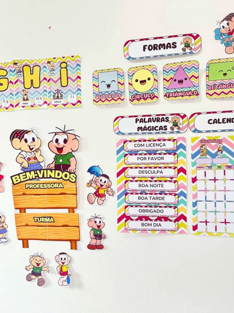 Kit Sala de Aula Turma da Mônica — foto 1