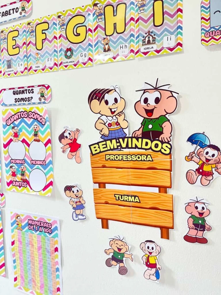 Kit Sala de Aula Turma da Mônica — foto 8