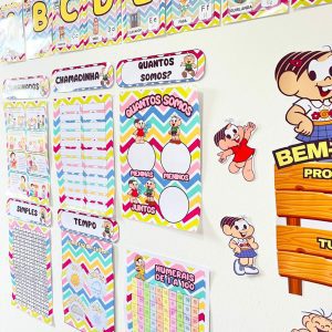 Kit Sala - Turma da Mônica - Kit Sala de Aula - Pedagogia de Ideias Kit Sala - Turma da Mônica - Kit Sala de Aula