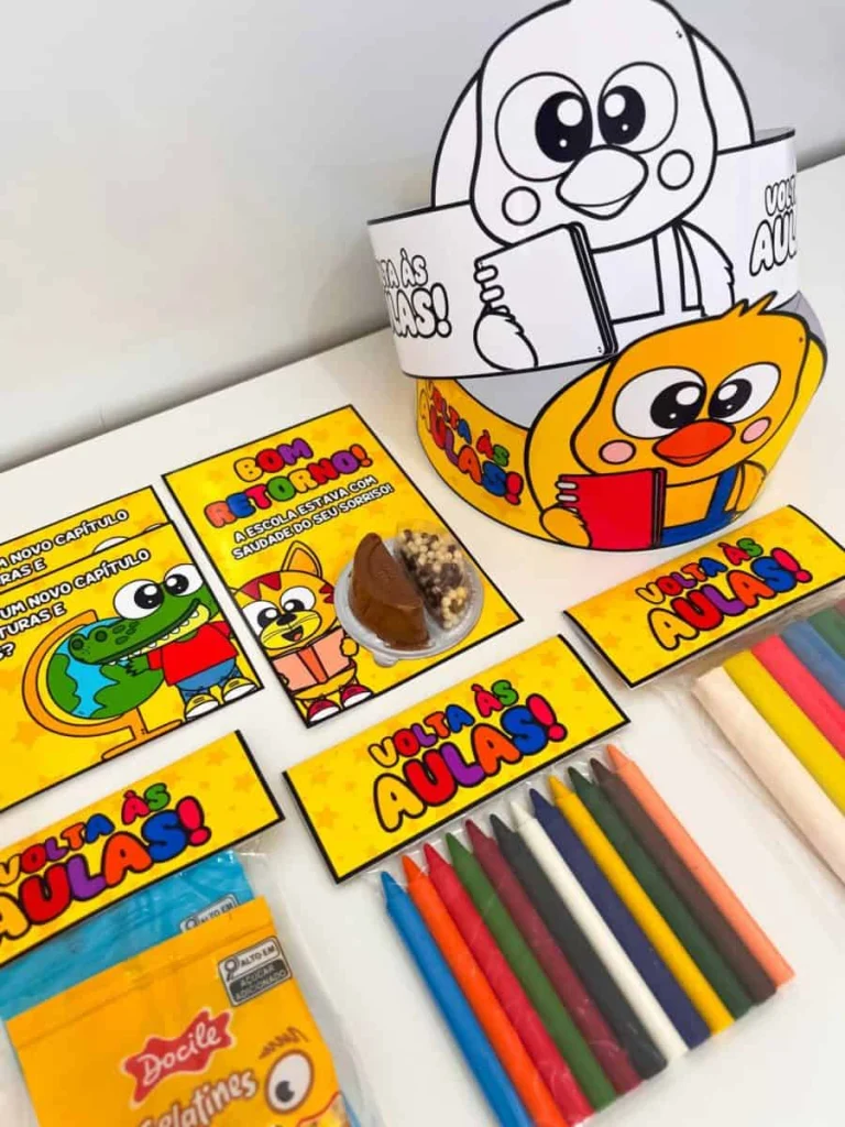 Kit Volta às Aulas Painel e Lembrancinhas — foto 15