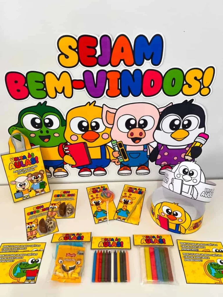 Kit Volta às Aulas Painel e Lembrancinhas — foto 1