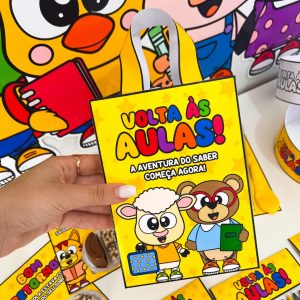 Kit Volta às Aulas - Painel e Lembrancinhas - Decoração Escolar - Pedagogia de Ideias Kit Volta às Aulas - Painel e Lembrancinhas - Decoração Escolar