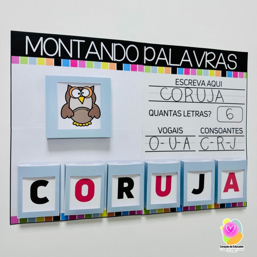 Montando Palavras - Alfabetização - Pedagogia de Ideias Montando Palavras - Alfabetização