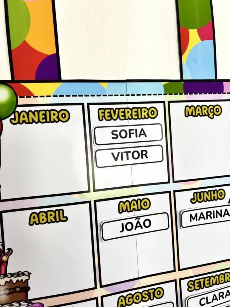 Painel Anual de Aniversariantes Editável — foto 3