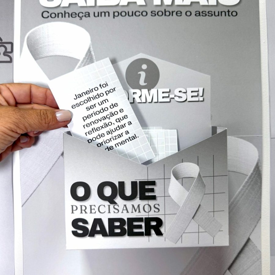 Painel Informativo - Janeiro Branco - Janeiro Branco - Pedagogia de Ideias Painel Informativo - Janeiro Branco - Janeiro Branco
