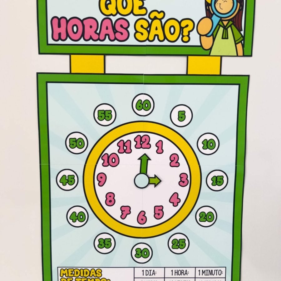 Relógio Interativo - Atividades de Sala de Aula - Pedagogia de Ideias Relógio Interativo - Atividades de Sala de Aula