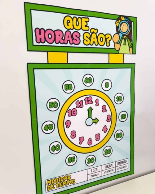 Relógio Interativo - Atividades de Sala de Aula