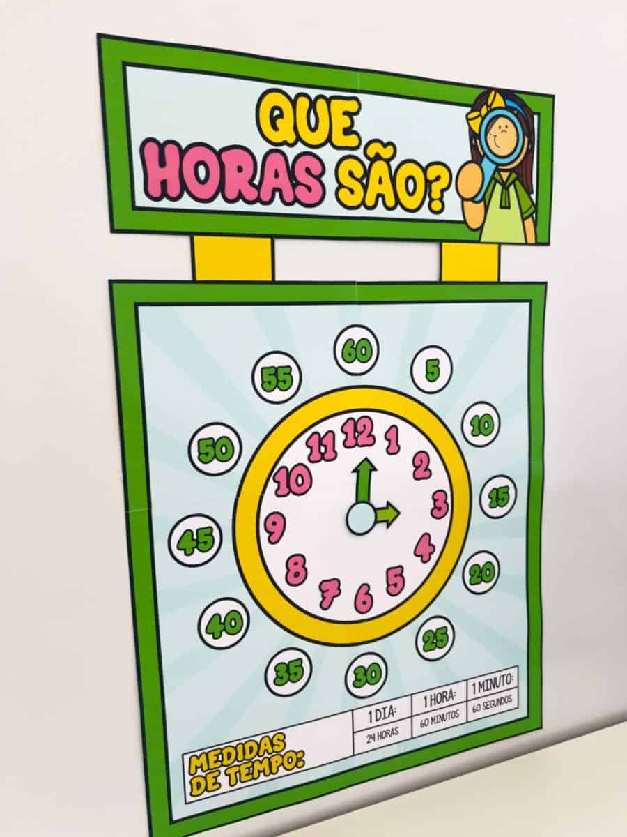 Relógio Interativo - Atividades de Sala de Aula