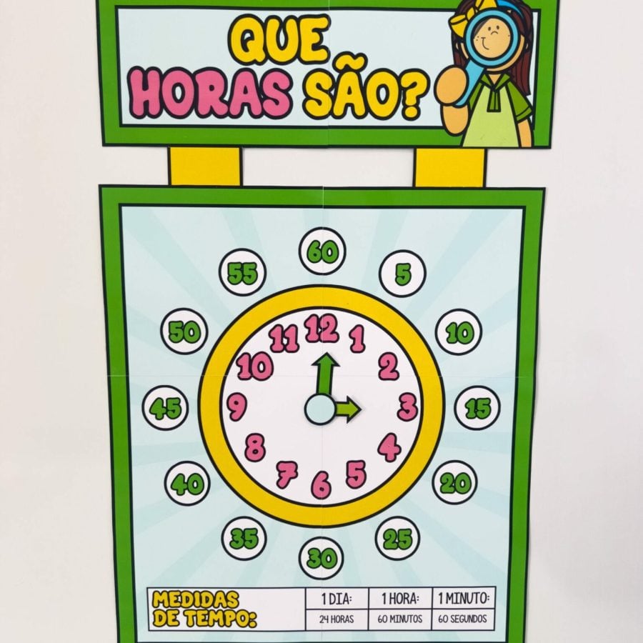 Relógio Interativo - Atividades de Sala de Aula - Pedagogia de Ideias Relógio Interativo - Atividades de Sala de Aula