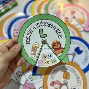 Roleta Silábica - Alfabetização