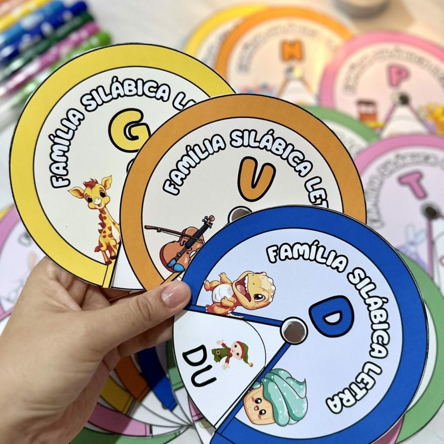 Roleta Silábica - Alfabetização