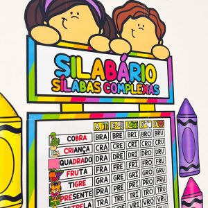 Silabários - Sílabas Simples e Complexas - Apoio Visual