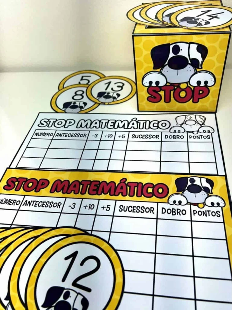 Jogo Stop Matemático com Duas Pranchas — foto 10