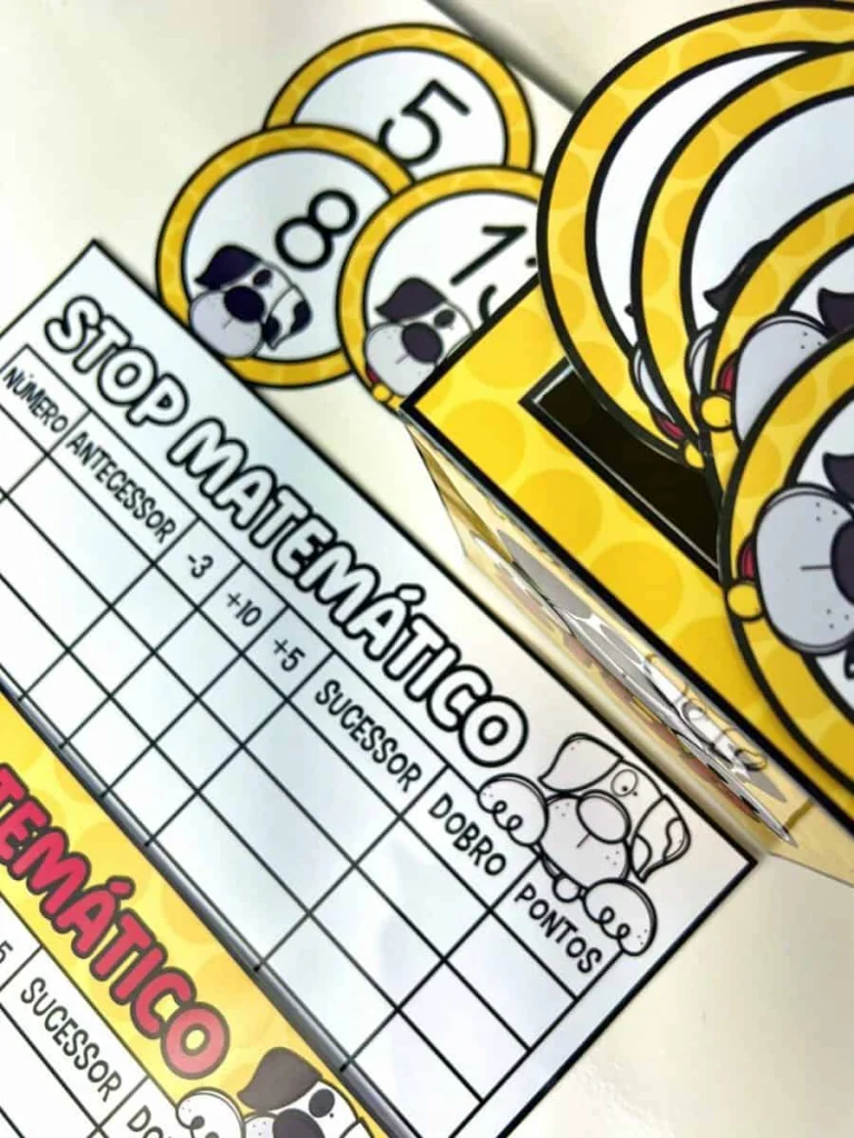 Jogo Stop Matemático com Duas Pranchas — foto 9