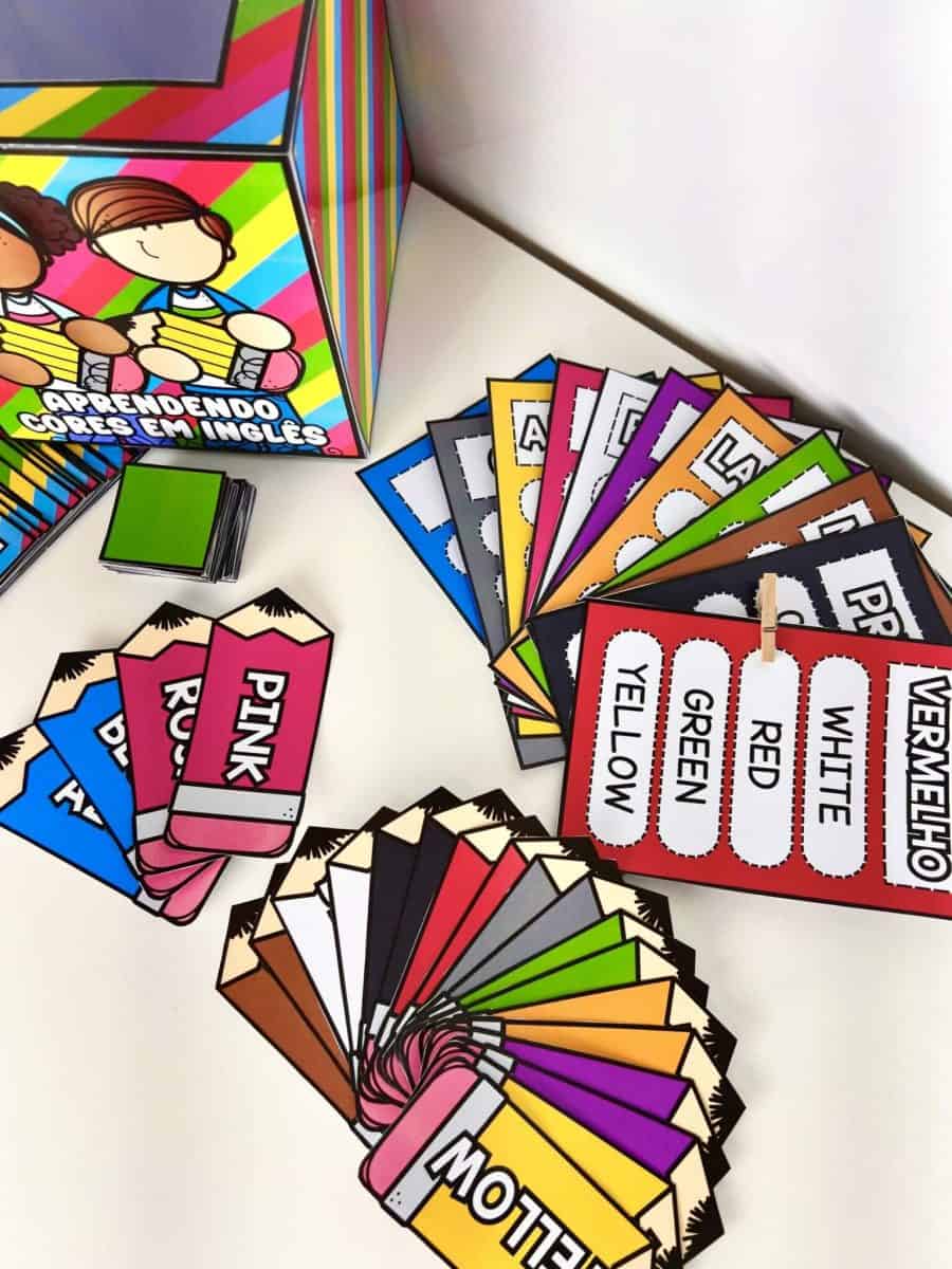 Aprendendo Cores em Inglês - Inglês