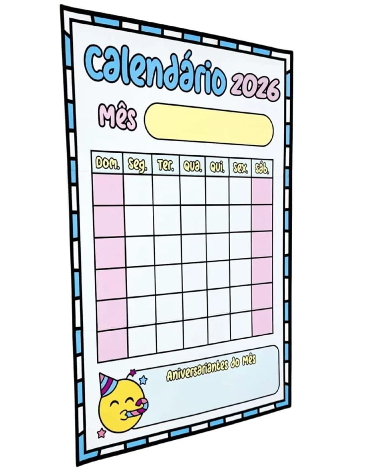 Calendário Coletivo 2026 em Dois Tamanhos — foto 5