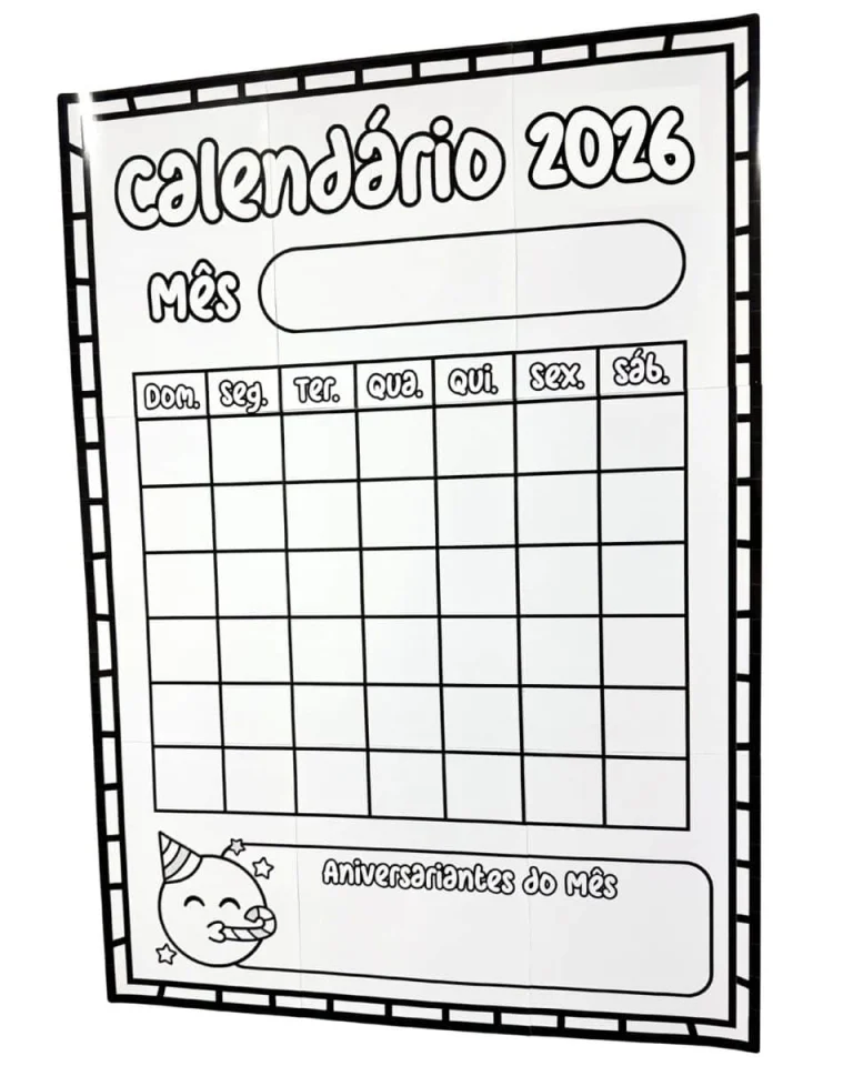 Calendário Coletivo 2026 em Dois Tamanhos — foto 4
