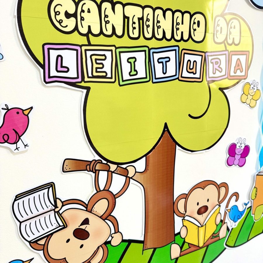 Cantinho da Leitura - Apoio Visual - Pedagogia de Ideias Cantinho da Leitura - Apoio Visual