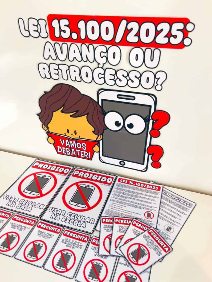 Debate Lei Restrição ao Celular - Apoio Visual