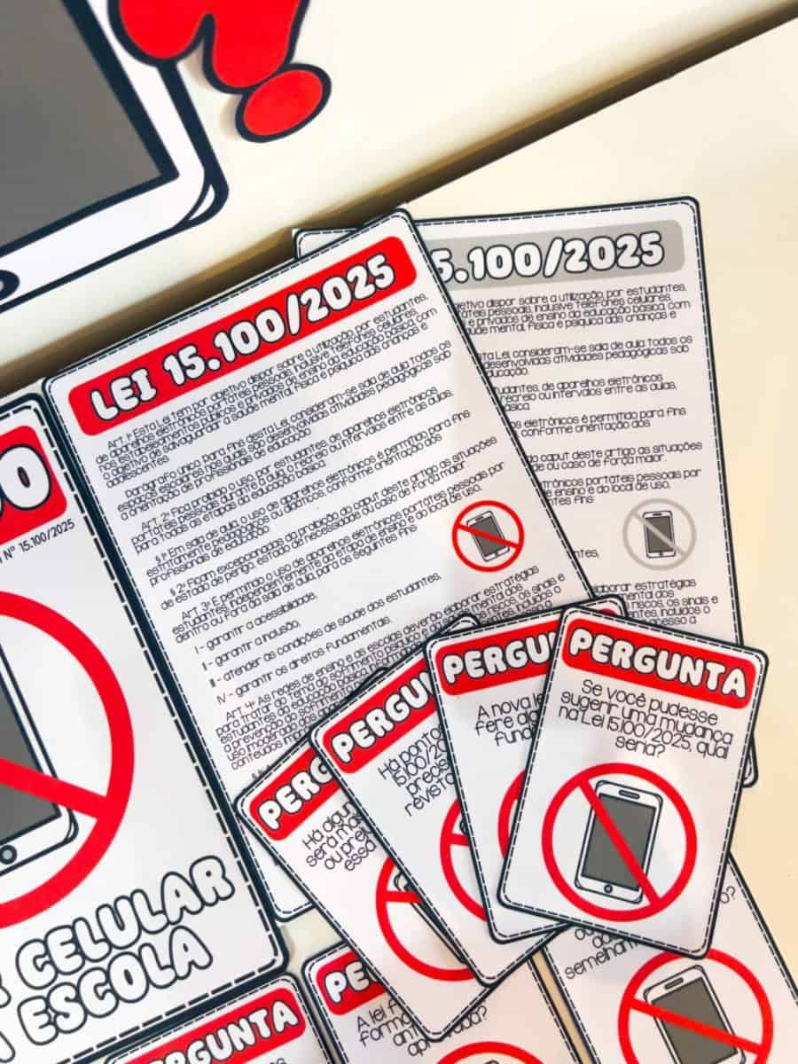 Debate Lei Restrição ao Celular - Apoio Visual