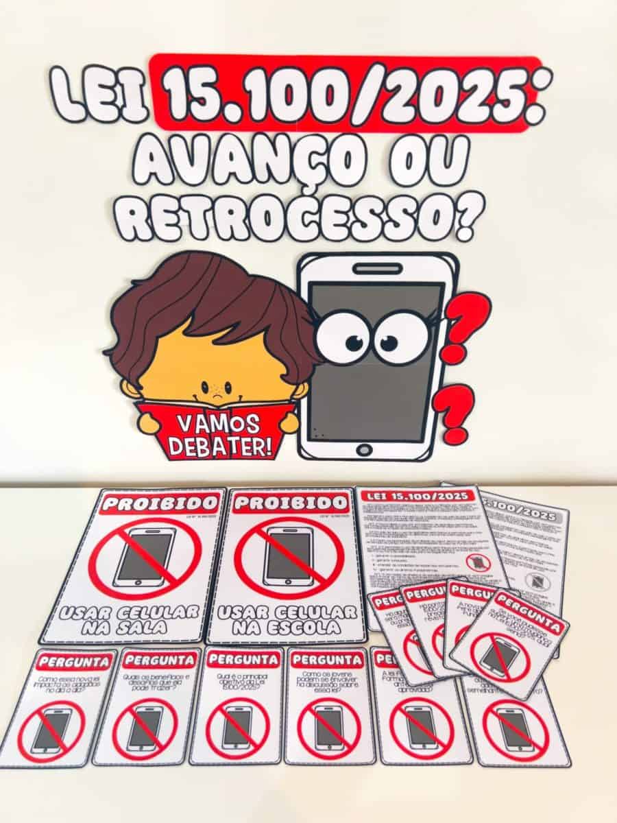 Debate Lei Restrição ao Celular - Apoio Visual