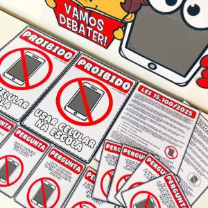 Debate Lei Restrição ao Celular - Apoio Visual - Pedagogia de Ideias Debate Lei Restrição ao Celular - Apoio Visual