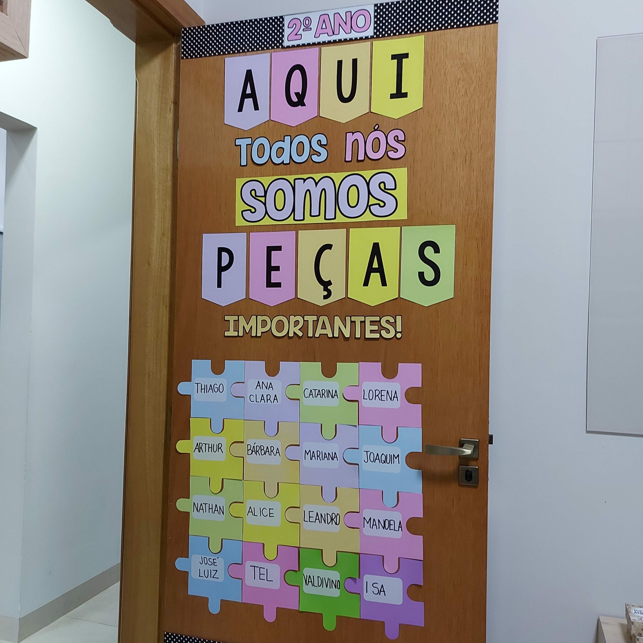 Decoração de Porta - Peças Importantes - Decoração Escolar