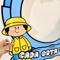 Decoração para Bambolê - Dia da Água - Dia da Água