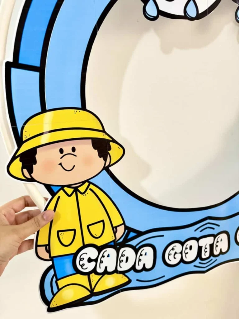 Decoração para Bambolê Dia da Água — foto 3