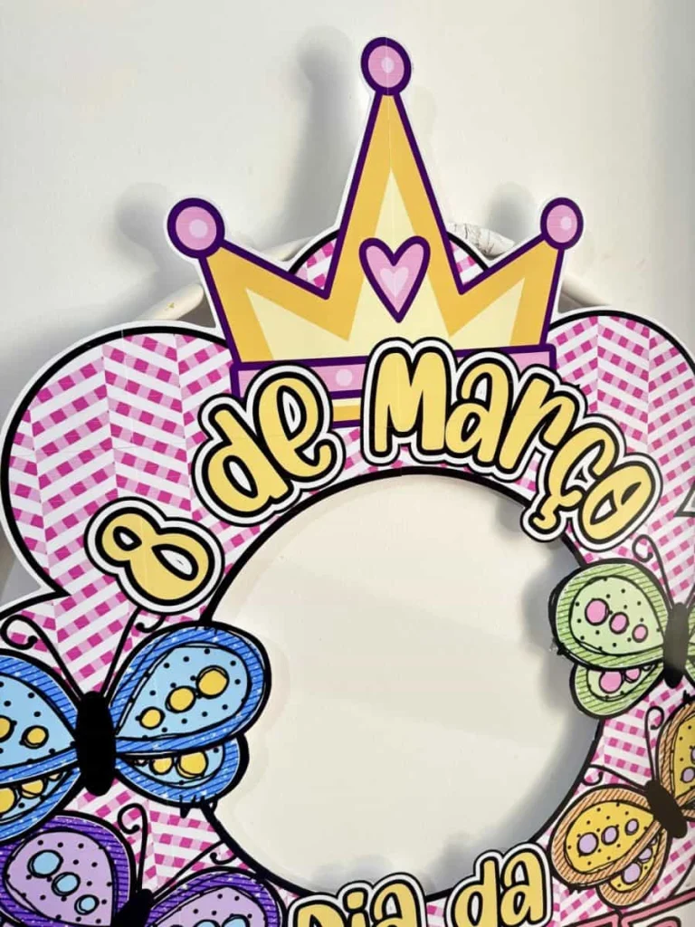 Decoração de Bambolê Dia da Mulher — foto 2