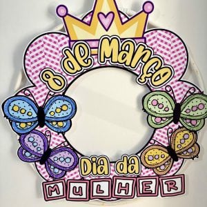 Decoração para Bambolê - Dia da Mulher