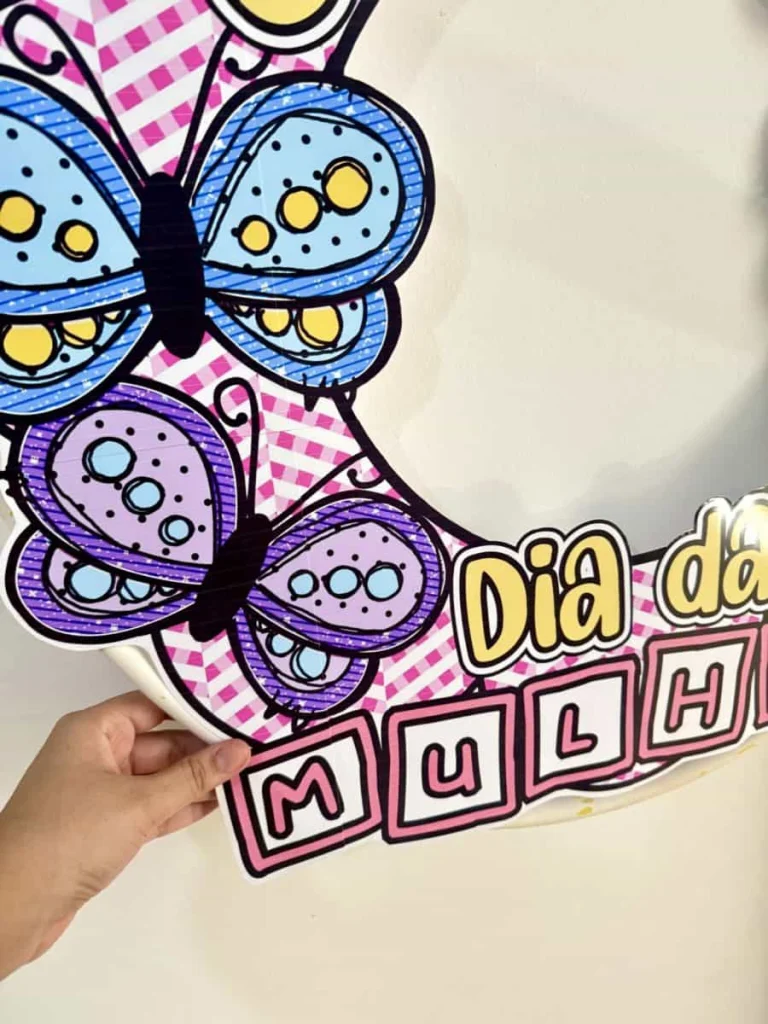 Decoração de Bambolê Dia da Mulher — foto 3