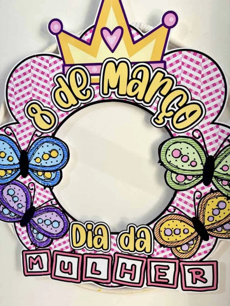 Decoração de Bambolê Dia da Mulher — foto 4