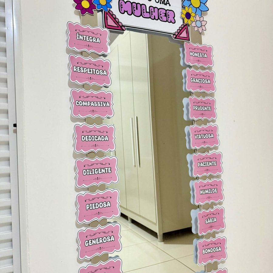 Espelho das Afirmações - Dia da Mulher - Dia Internacional da Mulher - Pedagogia de Ideias Espelho das Afirmações - Dia da Mulher - Dia Internacional da Mulher