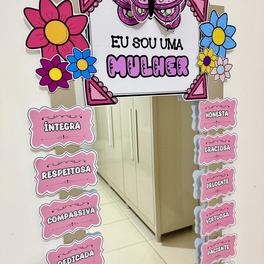 Espelho das Afirmações - Dia da Mulher - Dia Internacional da Mulher - Pedagogia de Ideias Espelho das Afirmações - Dia da Mulher - Dia Internacional da Mulher