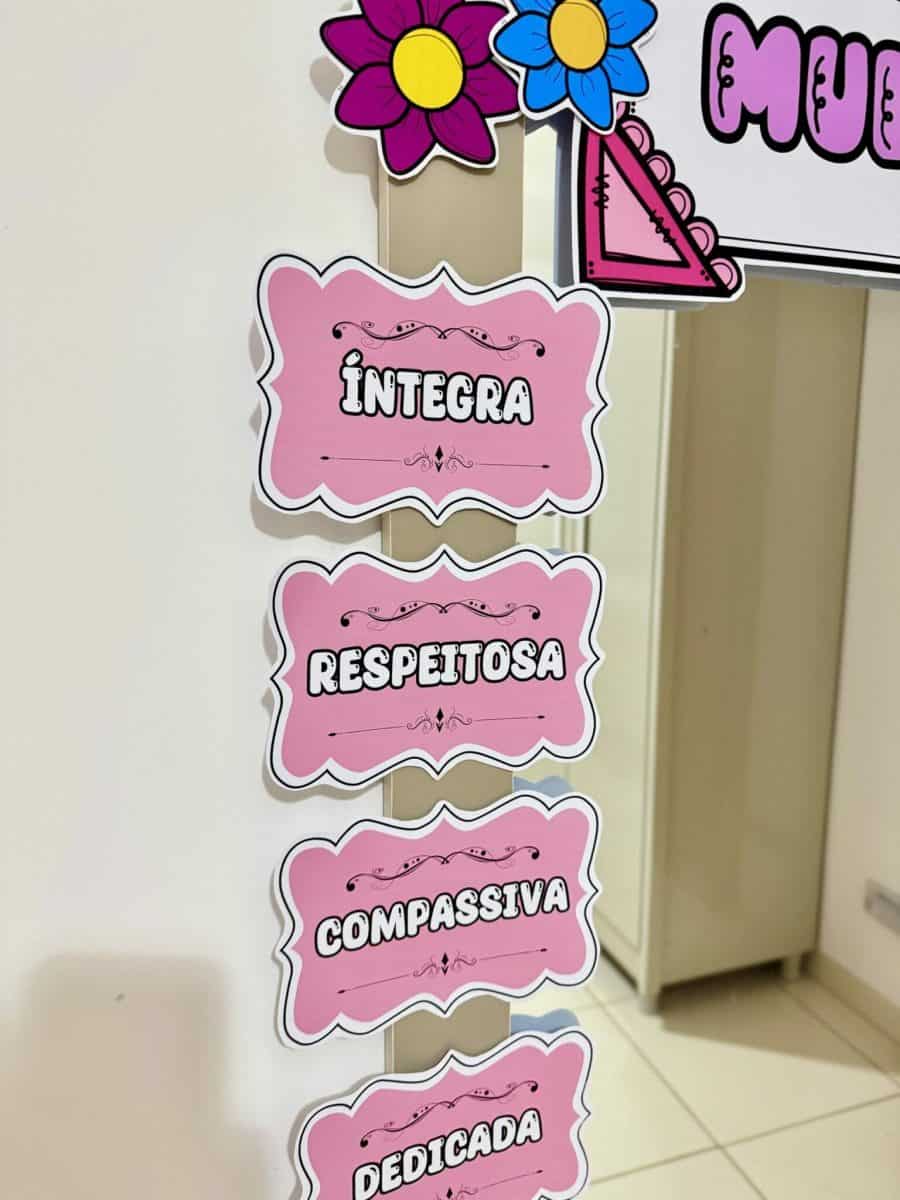 Espelho das Afirmações - Dia da Mulher - Dia Internacional da Mulher