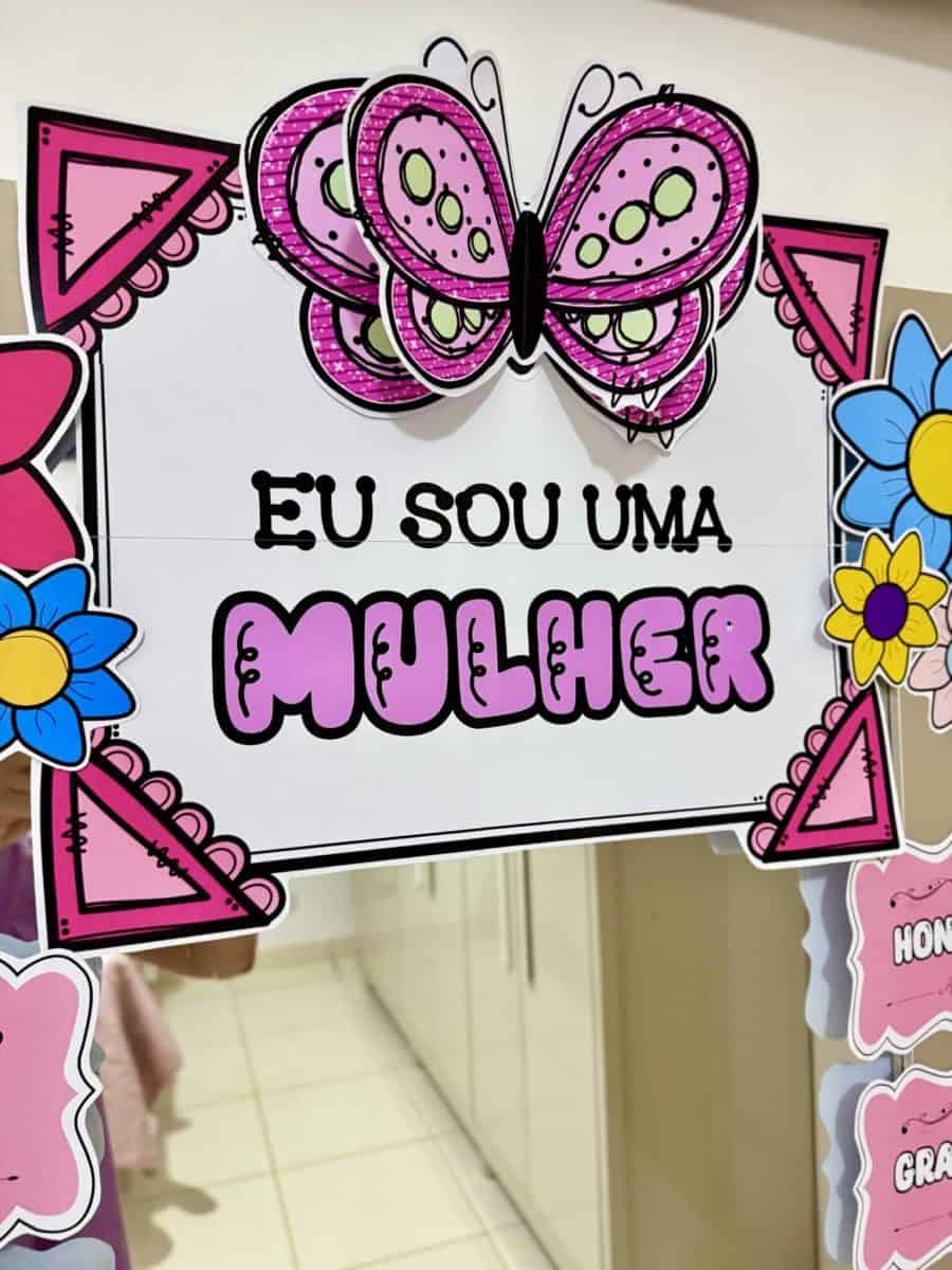 Espelho das Afirmações - Dia da Mulher - Dia Internacional da Mulher