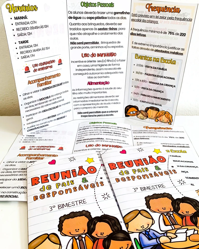 Folder Editável para Reunião de Pais — foto 7