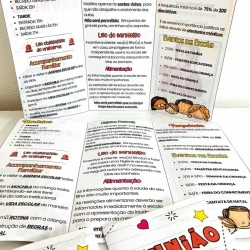 Folder Reunião de Pais Editável - Reunião de Pais