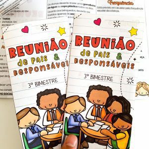 Folder Reunião de Pais Editável - Reunião de Pais - Pedagogia de Ideias Folder Reunião de Pais Editável - Reunião de Pais