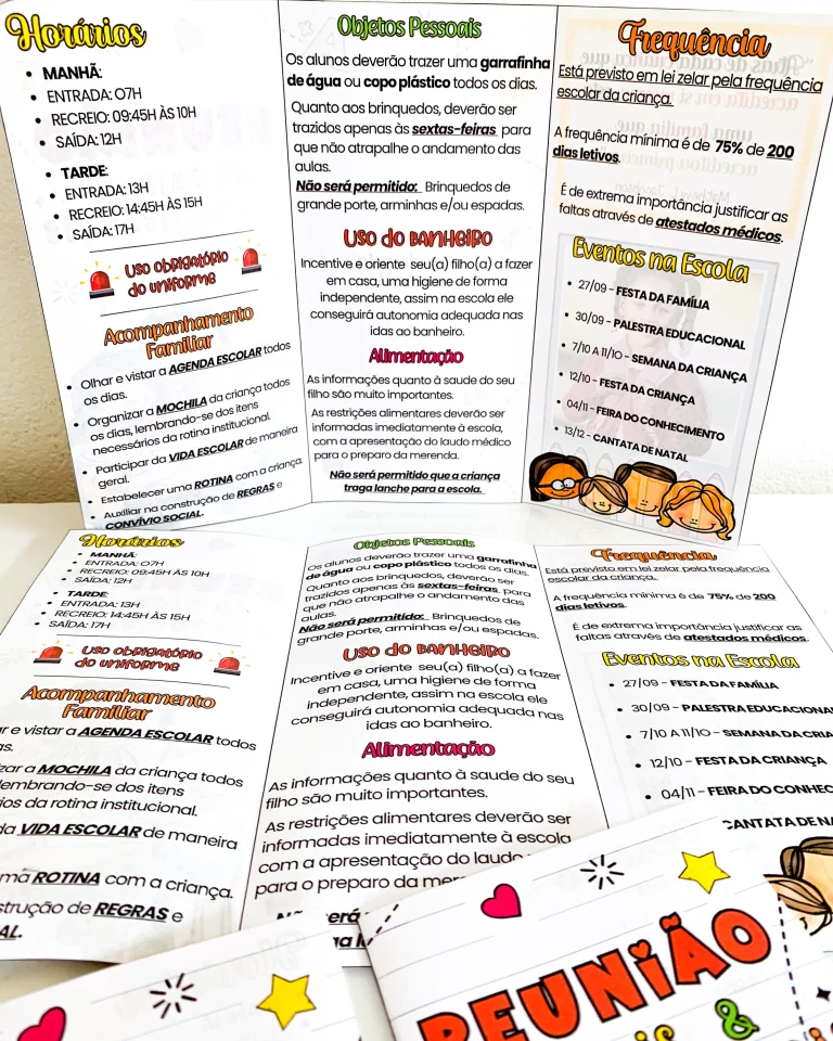 Folder Editável para Reunião de Pais — foto 6