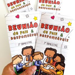 Folder Reunião de Pais Editável - Recursos Educacionais